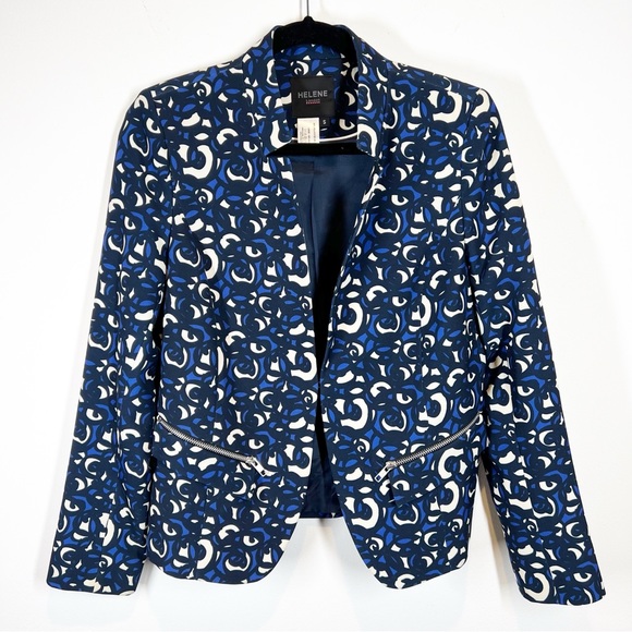 Helene London Patterned Blazer - Picture 1 of 6